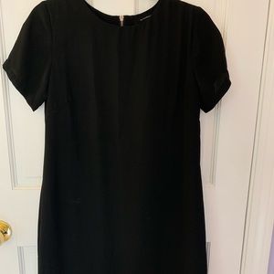 Black Chiffon Mini Dress
